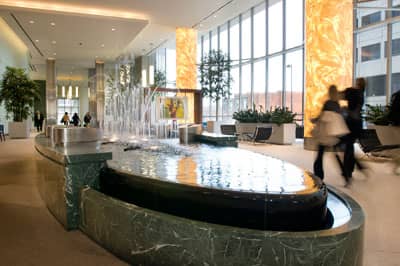 foundation inside tower