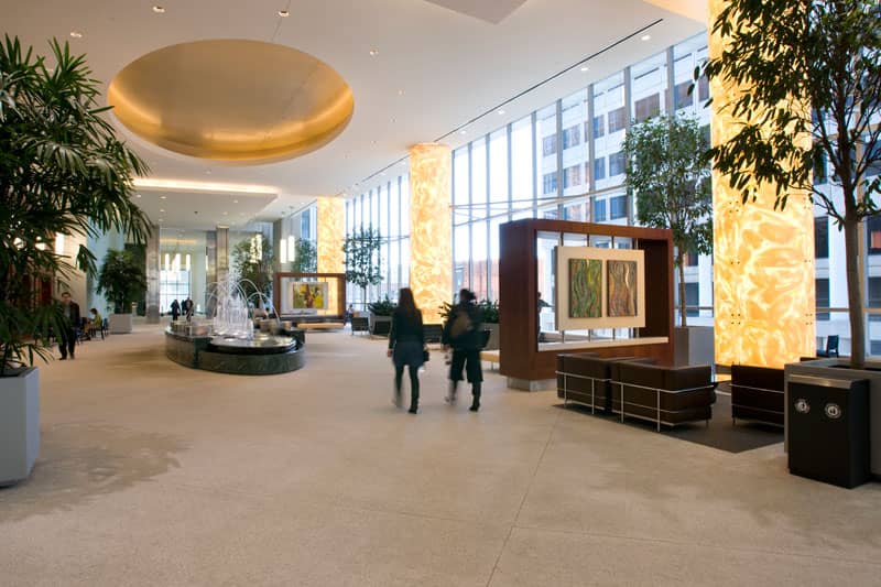 inside lobby